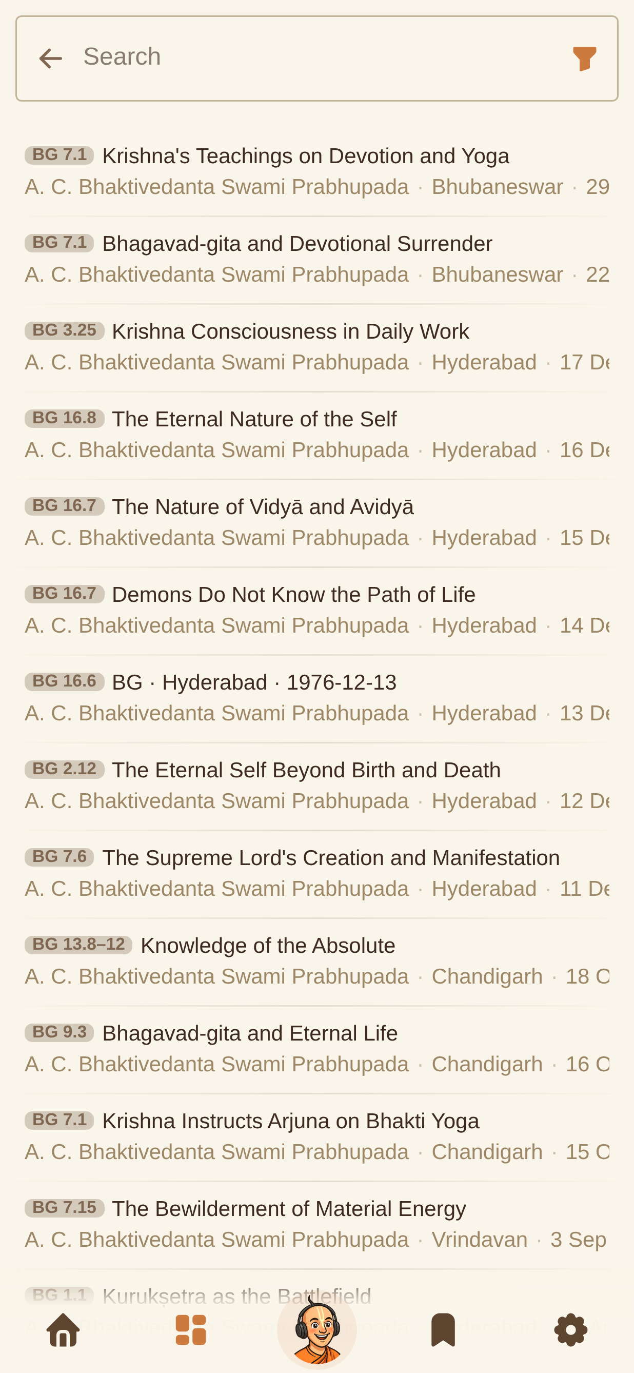 Thousands of lectures